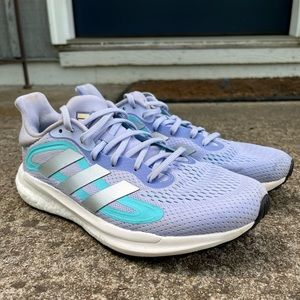 Adidas SolarGlide 4 in Purple/Mint Women’s 8.5